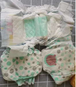 Sınıf B OEM Nappy fabrika tek kullanımlık bebek bezi stok Lot ucuz toptan ikinci sınıf bebek Daipers üreticisi toplu