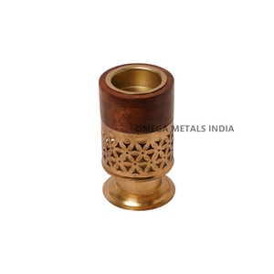 Quemador de Incienso Estilo Árabe, Porta Incienso Bakhoor, Acero Inoxidable con Acabado Dorado, Decoración de Interiores - Product Image 4