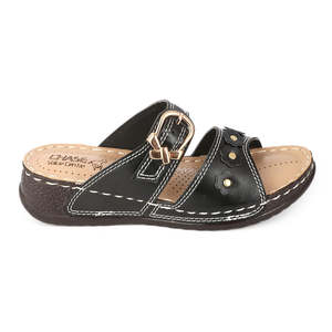 Pantoufle Softy pour femme (S-32) - Noir - Product Image 2