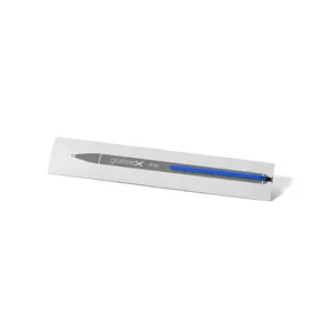 Penjualan Terbaik Desain pena bolpoin Grafeex aluminium di Italia dengan klip biru polesan dan Logo kustom Ideal untuk hadiah promosi