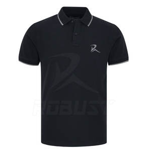 Venta al por mayor de diseño personalizado de los hombres para Polo camiseta transpirable poliéster/algodón sólido moda camisetas precio barato manga corta - Product Image 1