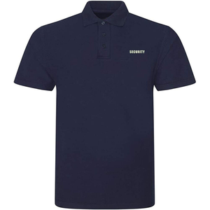 Uniformes de sécurité unisexe pour hommes Nouveau polo gris à manches courtes avec patch brodé pour l'été imprimé - Product Image 3