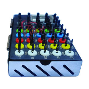 Instrumentos quirúrgicos de ombligo Taladro de tapón integral manual para cirugía de implante dental Recubierto de plasma negro Certificado CE - Product Image 2