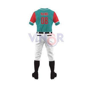 Uniforme de béisbol de sublimación personalizado de buena calidad, uniforme de béisbol deportivo al por mayor, uniforme de béisbol de servicios OEM - Product Image 4