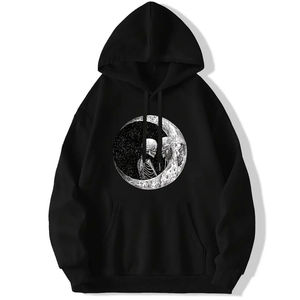 Sudadera con capucha de poliéster y algodón fino para primavera y otoño, sudadera básica de nuevo estilo con logotipo personalizado, sudaderas con capucha de serigrafía - Product Image 1