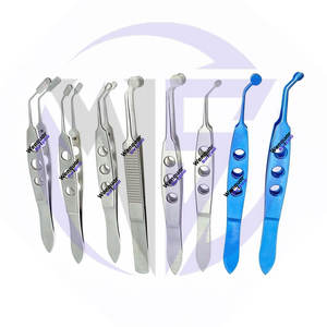 Pinzas de Masaje para Párpados de Alto Rendimiento, Diferentes Tamaños, Titanio y Acero Inoxidable, Pinzas Quirúrgicas Oftálmicas Fabricadas por Wenquar - Product Image 1