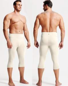Leggings pour hommes personnalisés, leggings de compression 100% coton pour l'entraînement en salle de sport - Séchage rapide, respirant, fabricant de vêtements de sport OEM - Product Image 1