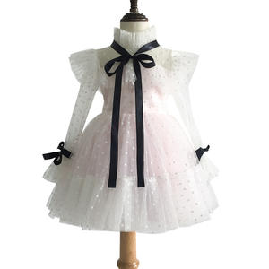 <span class=keywords><strong>Robe</strong></span> de mariée pour enfants, <span class=keywords><strong>robe</strong></span> <span class=keywords><strong>longue</strong></span> à manches longues <span class=keywords><strong>en</strong></span> maille pour filles, performance d'anniversaire, princesse, jupe <span class=keywords><strong>mi</strong></span>-<span class=keywords><strong>longue</strong></span> - Product Image 1