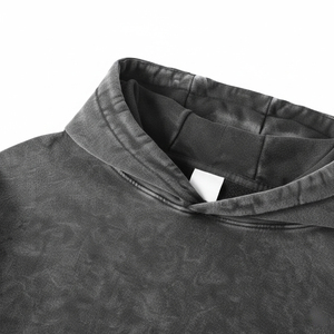 Sweat à capuche homme personnalisé, coupe classique, 300g, épais, vintage, imprimé numériquement, streetwear, imperméable, hiver, 100% coton - Product Image 3