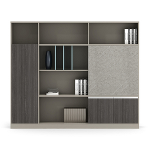grey office cabinet wooden file cabinet <b>large</b> storage office furniture modern filing cabinet grey wooden cupboard office do - Product Image 1