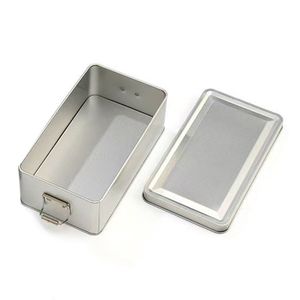 Elegante caja dulce de metal pulido con relieve real Ideal para ocasiones especiales Propósito de embalaje de regalo - Product Image 3