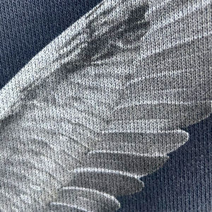 Sweat à capuche imprimé graphique délavé vintage avec logo personnalisé French Terry Sweat à capuche décontracté pour homme Oversized Distressed - Product Image 4