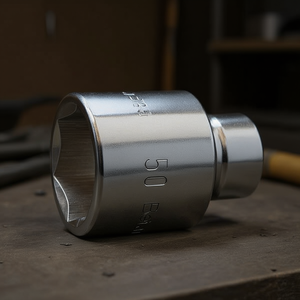 Chiavi a Bussola Cromate con Attacco Quadrato Femmina da 3/4'' e Bocca Esagonale - Categoria Prodotto: Chiavi - Product Image 3