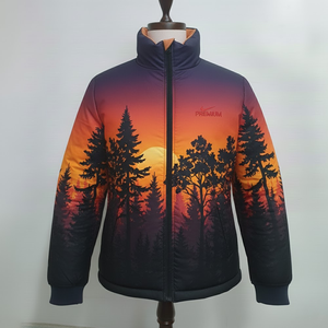 Veste matelassée imperméable chaude pour homme, style mode personnalisé, vente en gros, streetwear d'hiver - Product Image 3