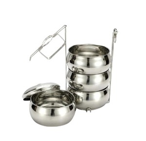 กล่องทิฟฟิน4ช่องสแตนเลส8x4ในราคาที่เป็นจริงกล่องเบนโตะอาหารกลางวัน5ช่องเกรดอาหารทนทาน-ของขวัญสำหรับโรงเรียนที่สมบูรณ์แบบ - Product Image 6