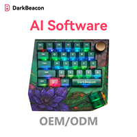 Model Left One-Handed Mechanical Gaming Keypad RGB Backlit Adjustable Actuation 8000Hz Low Latency Polling Rate AI Smart