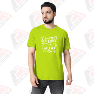 เสื้อยืดผ้าลูกฟูกสำหรับผู้ชายผ้าเดนิมผ้าลูกฟูกนุ่มใส่สบายเป็นมิตรต่อสิ่งแวดล้อมผ้าปะติด100% ผ้าคอตตอน - Product Image 2