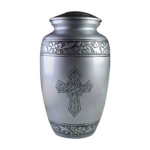 Custom Design Handicrafts Red Urn Funeral Accessories Brass Urn Cremation Custom Design With Export Quality - Product Image 2