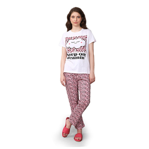 100% conjunto de ropa de dormir de algodón para mujer Exporter's Ready Bk Sto Plus Size 2 piezas Pama para mujer XS para la temporada de primavera Loge Wear - Product Image 1