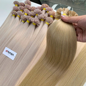 Meilleures ventes 100 grammes Remy Kératine Tip Extensions de cheveux humains vietnamiens par NASA Hair 60cm Natural Wave Toutes les couleurs disponibles - Product Image 1