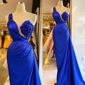 Women's Luxury Formal Wear Mermaid Floor-Length Wedding Dresses Built-in Bra Handmade Embroidery Bride Bridal Gowns Natural - Product Image 1