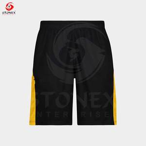 Pantalones cortos de gimnasio con logotipo personalizado para hombre, Joggers ligeros de poliéster con cintura elástica, estampado de cintura media, ropa deportiva para entrenamientos para correr - Product Image 3