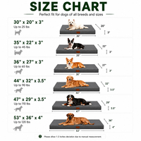 Colchón Rectangular Personalizado para Mascotas, de Tela Oxford, Desmontable, Plano, para Todas las Estaciones, Lavable, Antideslizante, Duradero, para Perros Grandes, Interior y Exterior