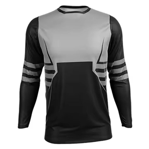 เสื้อเจอร์ซีย์มอเตอร์ครอสแขนยาวระบายอากาศได้ดี ซิปเต็มตัว พิมพ์ลาย สำหรับขี่มอเตอร์ไซค์วิบาก แข่งรถ - Product Image 4