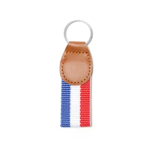 Llavero de Cuero con Diseño de Bandera - Portachiavi Bandiera - Product Image 2