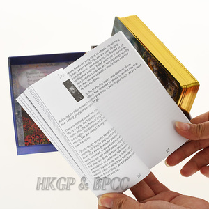 Jeu de cartes Oracle personnalisé pour l'auto-soin, impression sur papier de haute qualité 350 g/m², noyau bleu, bordure dorée, <span class=keywords><strong>Tarot</strong></span> - Product Image 1