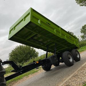 Remorque agricole pour tracteur avec levage hydraulique pour le transport / Remorque de 1 à 10 tonnes Remorque montée sur tracteur Remorque à benne Remorque agricole - Product Image 3