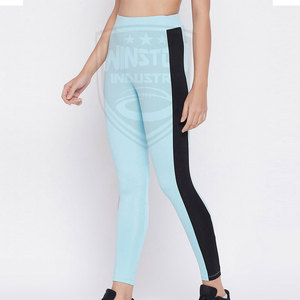 Dernier modèle de vente en gros Leggings de yoga taille haute sans couture Vêtements de fitness grande taille pour femmes avec logo personnalisable - Product Image 3