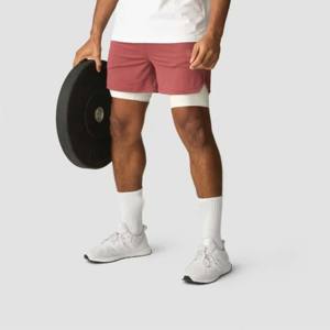 2. Pantalones cortos atléticos para hombre de alto rendimiento: Diseño de doble capa con soporte de compresión incorporado para correr y gimnasio - Product Image 6