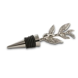 Tapón de Vino Metálico con Diseño de Muñeco de Nieve Navideño, Figura de Muñeco de Nieve Sonriente, Tapón de Vino para Navidad, Alegría Invernal - Product Image 4