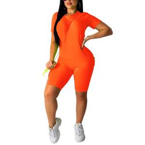 Nouveau été mode femmes ensemble survêtements décontracté manches courtes impression personnalisée T-shirt shorts pantalons costumes hommes vêtements 2026 - Product Image 4
