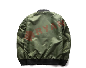 เสื้อแจ็คเก็ตวาร์ซิตี้คุณภาพสูงสำหรับทุกเพศ ดีไซน์ทันสมัย คอตั้งแบบมีฮู้ด เคลือบผิวอย่างดี รับผลิตแบบ OEM พร้อมปักโลโก้ตามสั่ง สไตล์วิทยาลัยสำหรับผู้ชาย - Product Image 3