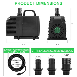 Pompes de fontaine multi-buses ultra silencieuses et économes en énergie BARST pour fontaines et statues décoratives de jardin d'extérieur et de bureau - Product Image 4