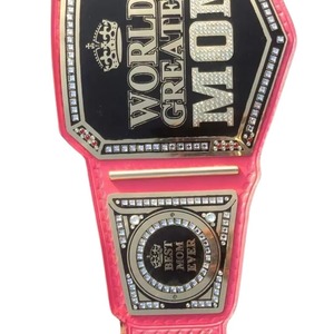 Ceintures de lutte en gros de services OEM Ceinture de championnat de lutte de combat professionnelle en stock Meilleur titre de maman du monde - Product Image 2
