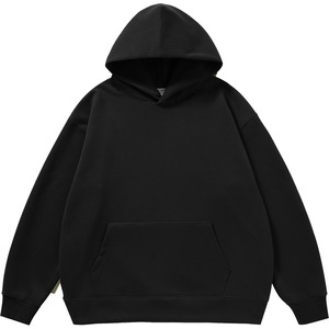 Venta al por mayor 500g algodón en blanco liso Sudadera con capucha hombres personalizado de gran tamaño Streetwear hombres de peso pesado sudaderas con capucha - Product Image 6