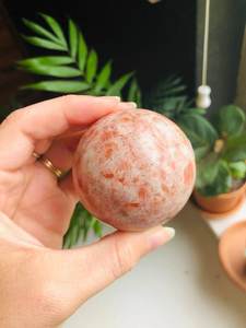 Sphère de cristal de pierre de soleil de qualité supérieure faite à la main pierre précieuse naturelle polie pour Feng Shui décoration de guérison à la maison Souvenir - Product Image 2