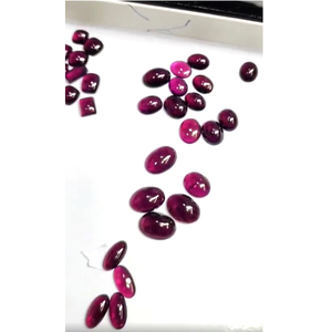 Rhodolite โกเมนธรรมชาติ504ชิ้น7x5 9X6 9x7 10x8 11x9มม. วงรี5ถึง8มม. กลม6x4 7x5 10x8มม. ลูกแพร์ cabochons 754 CTS มากเรา $77 - Product Image 5