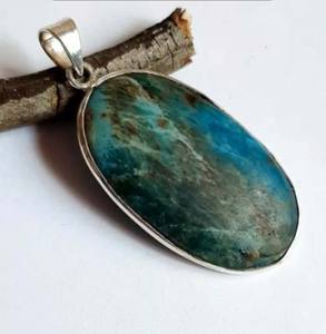 Attrayant Apache Ovale Forme Gemme Pendentif Super Qualité 925 Bijoux En Argent Sterling Taille 8-15 Pendentif Pour Hommes Bijoux - Product Image 3