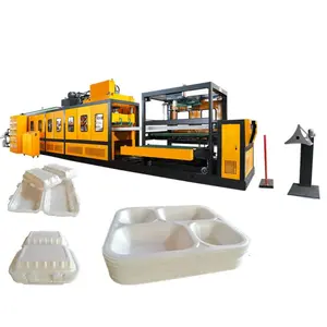 styrofoam plate ps foam take away lunch food container box making thermoforming machine disposable food container making machine