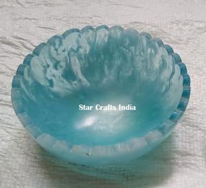 2025 plus grande étoile artisanat inde résine produit meilleure vente de haute qualité Antique décoré bol de fruits bols de décoration de mariage - Product Image 4