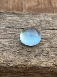 พลอยอะความารีนทรงกลมพลอยเทียมทรงหลวมมีความแวววาวตามธรรมชาติที่น่าสนใจสำหรับทำเครื่องประดับ15.11กะรัต - Product Image 6