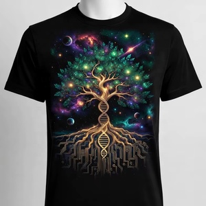 เสื้อยืดกราฟิกสุดเทรนดี้สำหรับผู้ชายและผู้หญิง สวมใส่สบายทุกวัน ผ้าฝ้ายเนื้อนุ่ม แฟชั่นฤดูร้อน เสื้อเชิ้ตสไตล์โดดเด่น - Product Image 1