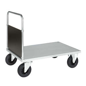 Industrial Shopping Enclosed <b>Platform</b> <b>Trolley</b> with Four- Three-Wheel Options Customizable Hand <b>Trolley</b> for Warehouse Storage - Product Image 1