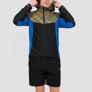 Chándal cortavientos impermeable para exteriores con estampado nuevo, ropa de entrenamiento transpirable de talla grande para correr en invierno, patrón sólido - Product Image 4