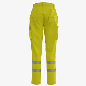 กางเกงทำงานสะท้อนแสงสำหรับผู้ชายกางเกงมองเห็นง่ายมีกระเป๋า - Product Image 6