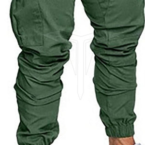 Pantalon cargo en toile pour homme, style streetwear, respirant, imperméable, séchage rapide, durable, léger, fermeture à cordon - Product Image 4